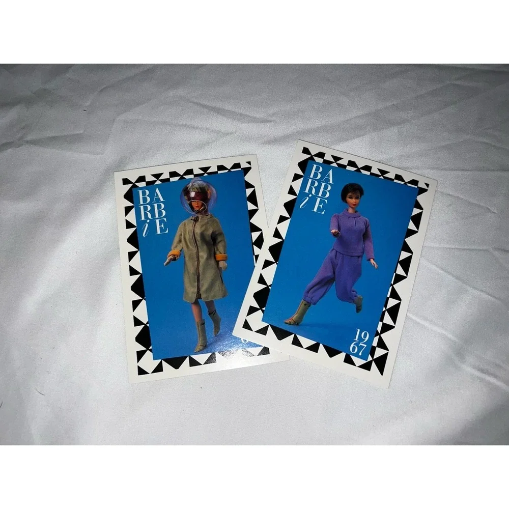 Vintage 1990 Mattel Barbie Trading Cards - Set of 54 - 1959-1989
